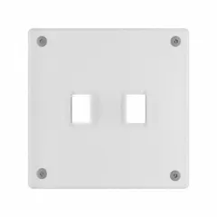 This LEGRAND tamper-resistant wall plate is designed for toggle switches in a 2-gang configuration. The jumbo-size plate is made of stainless steel with a white finish and includes Allen head screws for secure installation. Suitable for covering two-gang boxes in commercial and residential settings.