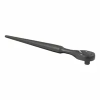 PROTO Hand Ratchet: Pear, Reversible, 14 in Overall Lg, Black Oxide, 6.9° Min Arc Swing, Proto (MPN J5449-14BL)