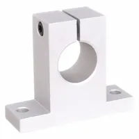 DAYTON Mounted Linear Bearing: For 1 in Shaft Dia, Anodized Aluminum, Linear Shafting