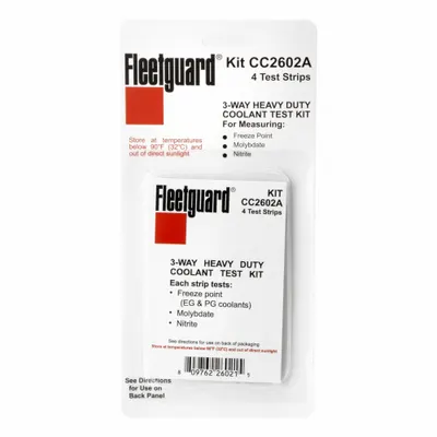 FLEETGUARD Coolant Test Strip CC2602A - Antifreeze Testers