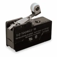 OMRON Snap Action Switch: Hinge Roller Lever Actuator, 3NO/3NC, Screw (MPN DZ-10GW22-1B6)