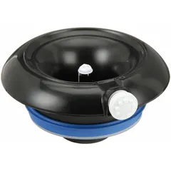 This OASIS Water Guard is a protective accessory made of black plastic. It is designed for use with Oasis Water Coolers to help shield the water system from contaminants and physical damage. Suitable for commercial or office environments.