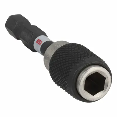 BOSCH Bit Holder: Bit Holder, Impact, 1/4 in Compatible Bit Size, Hex Compatible Bit Shank - Standard Bit Holders