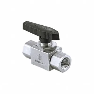 HAM-LET High Performance Ball Valve: 1/4 in, 316 Stainless Steel, T Flow - Stainless Steel Ball Valves
