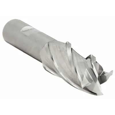 CLEVELAND Square End Mill: High Speed Steel, 4 Flute, 13 mm Mill Dia, 34.92 mm LOC - General Purpose High-Speed Steel Square End Mills
