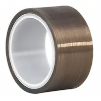 3M Film Tape: 3/4 in Wd, 5 yd Lg, 6.7 mil Thick, Silicone, Polytetrafluoroethylene Film, Gray (MPN 5491)