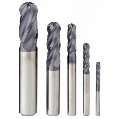 OEM End Mill Set: Ball Nose - General Purpose Carbide Ball End Mill Sets