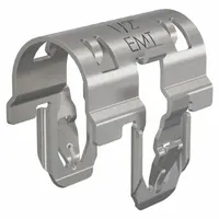 EMT Condiut Clamp: Spring Steel, SST (Dakota ProTect™ Wet/Dry: 1000hr), 1/2 in Conduit Trade Size (MPN DS-CC-12EMT-PT/100)
