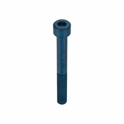 METRIC BLUE Socket Head Cap Screw: M8x1.25 Thread Size, 70 mm Lg, Std, Blue Phosphate - Metric System Standard Socket Head Cap Screws