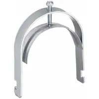 Strut Clamp: Steel, Electroplated, 3 in Conduit Trade Size (MPN SCH56B)