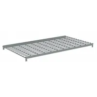 TENNSCO Shelf: 42 in x 30 in, 550 lb Load Capacity, Steel, 5 ga Decking, Gray, Shelf (MPN ZAESH-4230W)