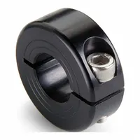 RULAND MANUFACTURING Shaft Collar: 1-Piece, Metric, Round, Clamp-On, 7 mm Bore Dia, 9 mm Collar Wd (MPN MCL-7-AN)