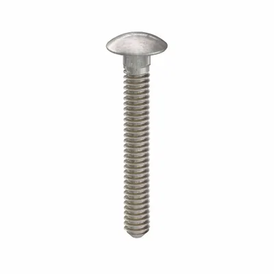 USA INDUSTRIALS Carriage Bolt: Square Neck, #10-24 Thread Size, 1 1/2 in lg, Stainless Steel - 18-8 Stainless Steel Square Neck Carriage Bolts