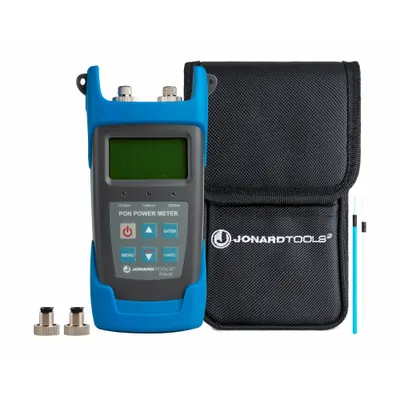 JONARD TOOLS Optical Power Meter: Passive Optical Network Power Meter, BPON/EPON/GPON - Optical Power Meters & Kits for Loss Testing