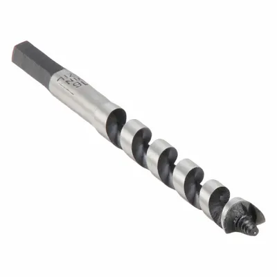 IRWIN Auger Bits: 7/16 in Drill Bit Size, 7 1/2 in Overall Lg, Hex Shank - Spur Auger Drill Bits