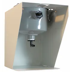 This HEPA filter kit is designed for use in laboratory fume hoods and glove boxes to capture airborne particulates. With overall dimensions of 12 inches height, 9 inches width, and 15 inches depth, it is suitable for applications requiring high-efficiency particulate filtration.
