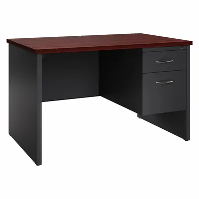 HIRSH Rectangular Office Desk - Pedestal Desks