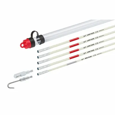 MILWAUKEE Rod Set: (4) Low Flex Sticks/Bullet Nose Tip/Hook Tip/Mid Flex Stick/Storage Tube - Standard Fish Sticks