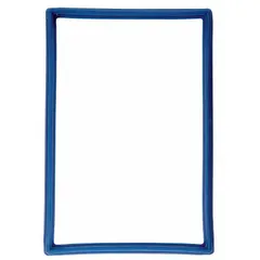 This silicone sealing frame from RITTAL is designed as a gasket seal for electrical enclosures. It conforms to FDA Guideline 21 CFR 177.2600, making it suitable for applications requiring food-grade silicone rubber contact. The dyed finish provides visual identification. Typical use includes sealing enclosure doors and panels in sanitary or washdown environments.