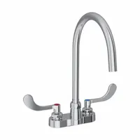 ELKAY Handle-Operated Faucet: Elkay®, Brass, Centerset, Deck, 2 Mounting Holes, 1.5 gpm Flow Rate (MPN LK406LGN08T4)