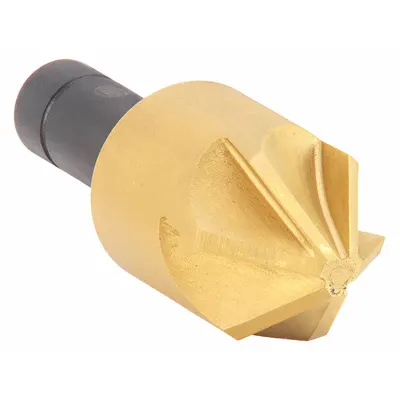 KEO Countersink: 82°, 6 Flute, 1 3/4 in Body Dia, 3/4 in Shank - Smooth-Finish Six-Flute Countersinks