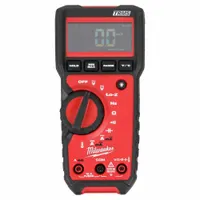 MILWAUKEE Digital Multimeter: TRMS, CAT III 600V, 600 V Max AC Volt Measurement, IP54 (MPN 2217-20NST)
