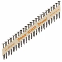 PASLODE Metal Connector Nails,1 1/2" L,Plain: Connector Nails, Flat, Smooth, Steel, Plain, 4,000 PK (MPN 650025)