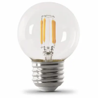 FEIT ELECTRIC Compact LED Bulb: Medium Screw (E26), LED, (G) Globe, G16-1/2, 5.5 W Watt - Medium Screw Base (E26) Lamps