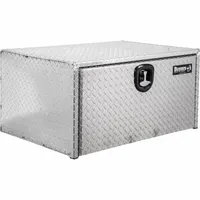 BUYERS PRODUCTS Underbody: Underbody Truck Box, Single Drop-Down Door Door, 18 in Overall Dp, Silver (MPN 1735119)