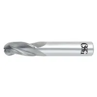 OSG Ball End Mill: Carbide, 3 Flute, 8 mm Mill Dia, 21 mm LOC, 64 mm OAL (MPN 403-3150-BN)