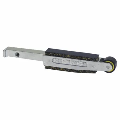DYNABRADE Contact Arm: 1/2 in Belt Wd, 18 in Belt Lg, Dynafile II Series, 5/8 in Wheel Dia - Belt Sander Contact Arms