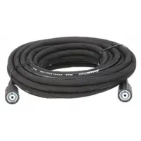 Pressure Washer Hose: 5/16 in ID, 50 ft Lg, Rubber, Black, M22 Female x M22 Female Fitting Size (MPN 22KE05)