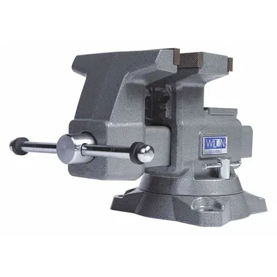 WILTON Combination Vise: Reversible, Std Duty, Enclosed, 6 1/2 in Jaw Face Wd - Reversible Combination Bench & Pipe Vises