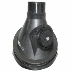 This diverter valve is a replacement component for hydraulic filtration systems. It redirects fluid flow to isolate or bypass filter elements during maintenance, allowing continuous system operation.
