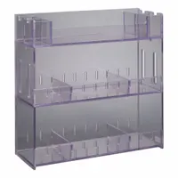 Lab Bulk Bin: 6 1/2 in Overall Wd, 18 3/8 in Overall Ht, 18 3/4 in Overall Lg, PETG, Clear, Benchtop (MPN BENCHTOP18)