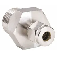 PARKER Compression Fitting Adapter: 3/8 in OD x 1/4 in Pipe Fitting Size, Compression x MBSPP (MPN 6MSC4R-316)