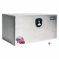 BUYERS PRODUCTS Underbody Truck Box: Underbody Truck Box, Single Drop-Down Door Door, Silver, Smooth (MPN 1706420)