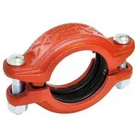 GRUVLOK Clamp Coupling: Rigid Bolted, 5 in x 5 in, Ductile Iron, NBR Seal, 750 psi (MPN 0390010288)