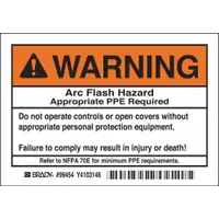 Label: Polyester, Adhesive Sign Mounting, 3 1/2 in x 5 in Nominal Sign Size, 0.01 in Thick, 5 PK (MPN 99454)
