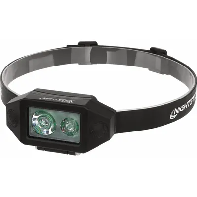 NIGHTSTICK General Purpose Headlamp: 300 lm Max. Brightness, 6 hr Max Run Time, 76 m Max Beam - Headlamps