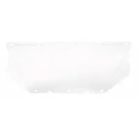 MSA Face Shield Visor: 17 in Overall Wd, 8 in Overall Ht, 0.04 in Overall Thick, Clear, Reusable (MPN 10115837)