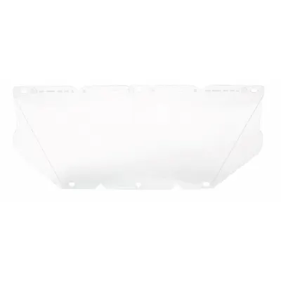 MSA Face Shield Visor: 17 in Overall Wd, 8 in Overall Ht, 0.04 in Overall Thick - General Purpose Replacement Visors
