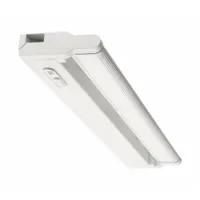 LED Under Cabinet Fixture: 22 in Lg, 826 lm_867 lm_886 lm, 3000K/3500K/4000K, 11.41 W, White, Steel (MPN UPLD 22IN SWW4 90CRI WH)