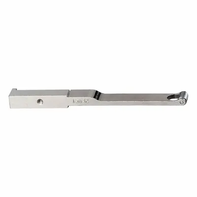 DYNABRADE Contact Arm: 1/2 in Belt Wd, 12 in Belt Lg, Mini-Dynafile Series, 1/4 in Wheel Dia - Belt Sander Contact Arms