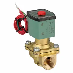 This 2-way, 2-position normally open solenoid valve features a 24V DC coil and 3/4 in pipe size. Its watertight construction and high-flow design make it suitable for liquid or gas control in industrial automation, water treatment, and process systems where exposure to moisture or outdoor conditions is a concern.