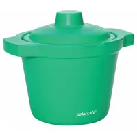 Ice Bucket with Lid: 4 L Capacity, Round, Ethylene Vinyl Acetate, Green, 9 1/2 in Overall Ht (MPN 04394-02)