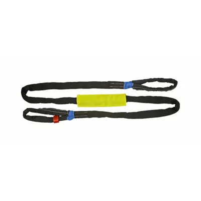 TOW-ALL Tuflex Recovery Strap: 30 ft Overall Hook Size, 30 ft Overall Lg, Blue - Tow Straps