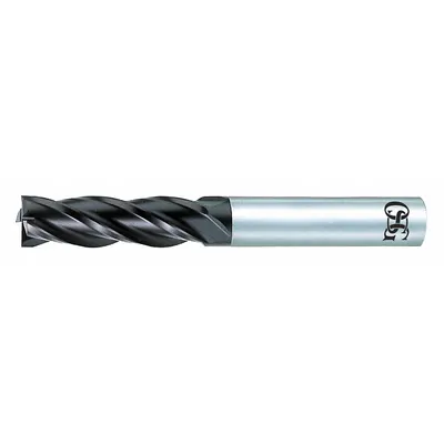 OSG Square End Mill: Carbide, WXL Coated, 4 Flute, 5 mm Mill Dia, 20 mm LOC - Carbide Square End Mills for Hardened Materials