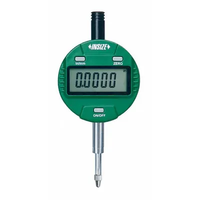 INSIZE Digital Indicator 2112-101: 0-0.5 in / 0-12.7 mm - Digital Indicators with Non-Removable Flat Back