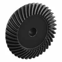 Ground Spiral Bevel Gear: Spiral, Gear Ratio 2, Right Hand, Module m 2.5, 40 Teeth, 15 mm Bore Dia (MPN SBSG2.5-4020R)